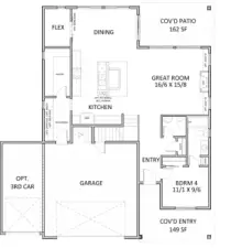 Main Level Floor Plan