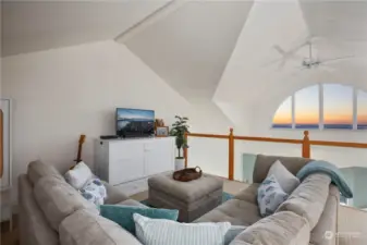 3rd Floor Loft with Murphy Bed Dresser Under TV