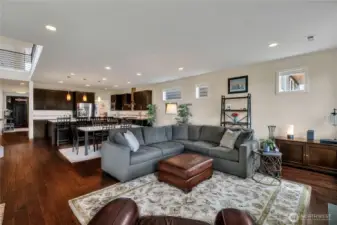 From Great room back to Kitchen