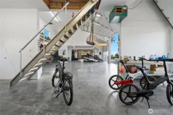 Over 2300 Sq/Ft of Garage with automatic stair to additional storage , private 3/4 shower and an indoor garden room is just amazing.