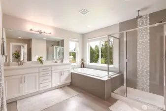 The lovely primary en suite