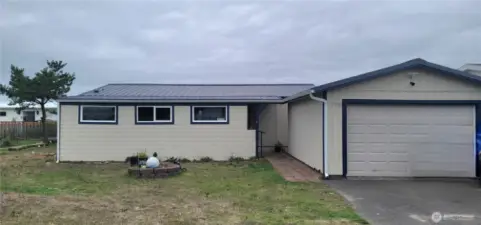 3 bedroom home with garage and two covered decks.