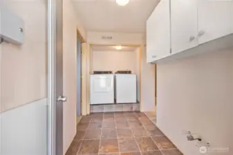 Lower level laundry