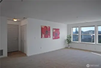 Enjoy your evening sunsets from the living room!