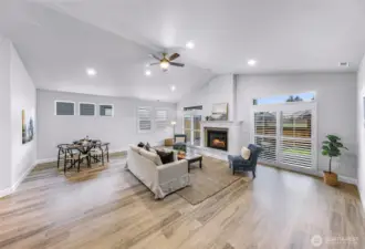 This great room is huge!