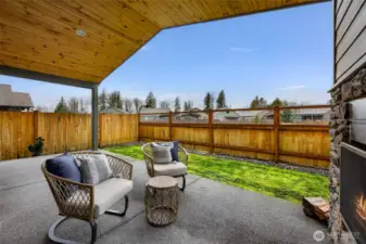 Double covered outdoor patio