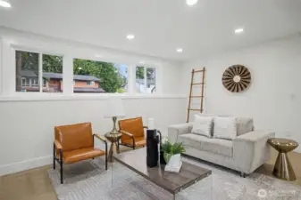 Rec Room at lower level