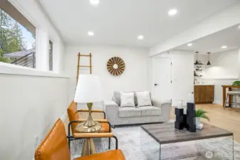 Rec Room at lower level