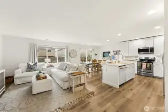 Durable luxury vinyl plank flooring