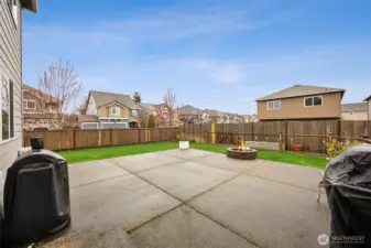 Extensive Patio Area