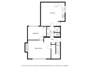 Lower level floor plan