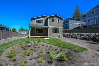 Large backyard!  **Landscaping to be completed soon**