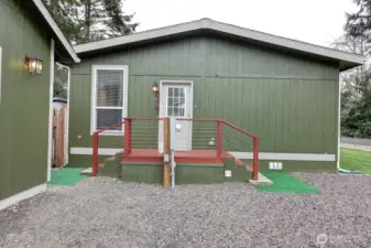 We have both an RV and Generator plug in for visitors and power outages.