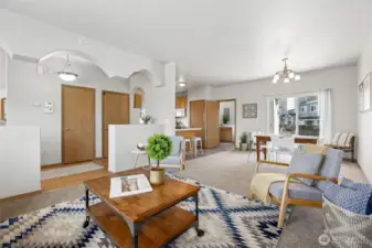 Living Room / Dining Room / Kitchen Eating Area / Patio