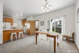 Dining room / Easting Area Kitchen / Patio