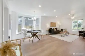 This home has a spacious and comfortable layout with so much natural light.
