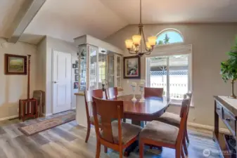 Open Design with Dining Area & Built-In Hutch!