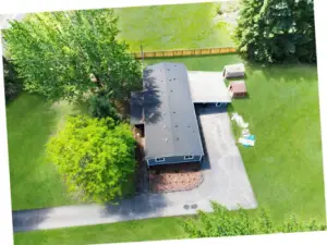 Aerial view, home with nearly everything BRAND NEW!
