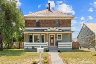 Gorgeous restoration of this classic Craftsman style home from 1900.