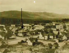 Historic photo of the home.