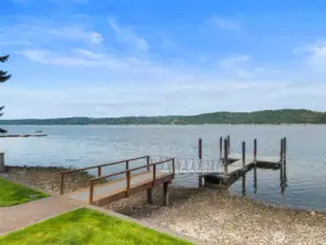 100' pier, ramp and float dock