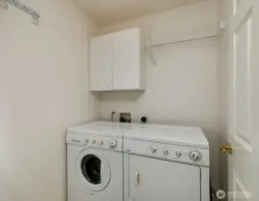 Laundry room - washer and dryer included.