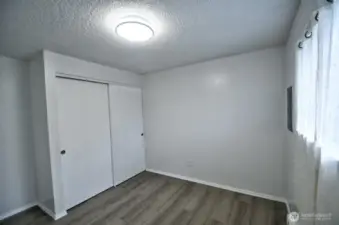 Unit A Bedroom 1 showing closet