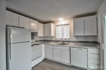 Kitchen in Unit A
