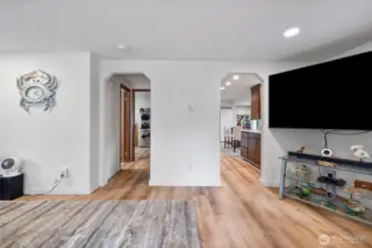 Walk thru front door