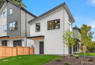 Detached garage with studio ADU above