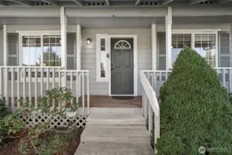 Covered front porch