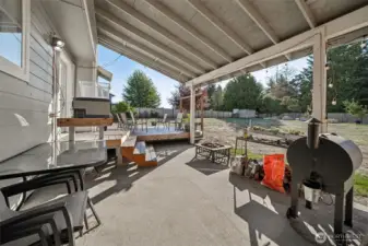 Covered patio