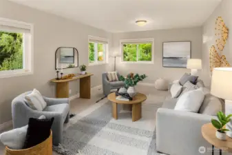Oversized bedroom or bonus room - very versatile with many possibilities!