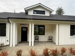 No step threshold covered porch