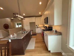 Very functional kitchen with great work space