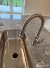 Upgraded Gerber faucet and under mount sink