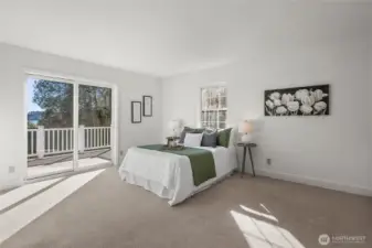 Immediate access to fresh outdoor living right when you wake up.