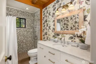 Main floor bathroom.