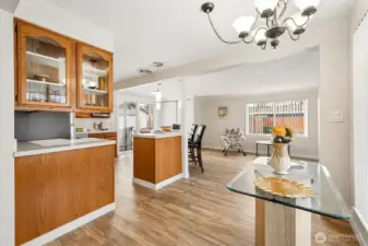 Dining Room and Open Kitchen