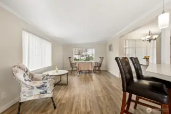 Bonus Room off Kitchen Eating Area