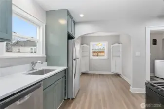 Kitchen with breakfast nook