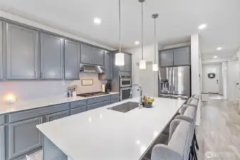 Kitchen with ample counter space