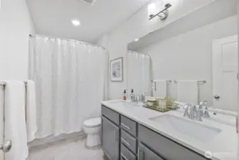 Upstairs full bath