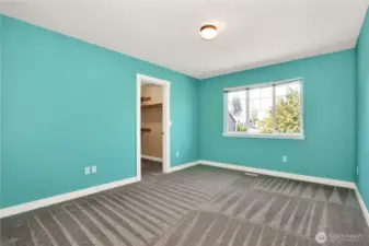 Third bedroom with walk-in closet
