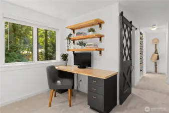 Den upstairs