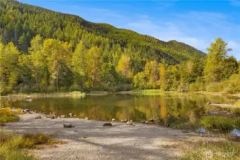 Brewster Lake Park is a private park for Wilderness Rim residents.