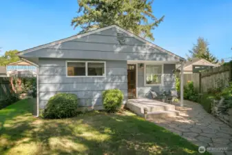 Single level, one bedroom home