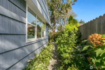Lush landscaping for year round foliage