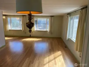 Looking through entrance wall.