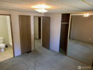 Extra closet and bathroom in Primary Bedroom